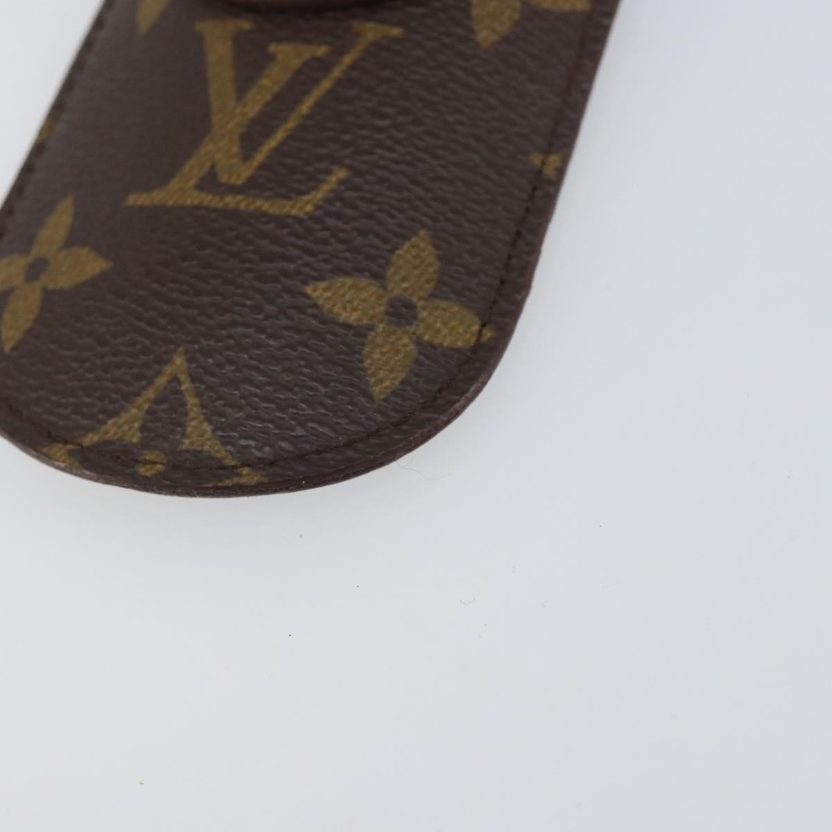 Louis Vuitton Etui À Stylo Canvas Brown Canvas Clutche & Pouche Bag