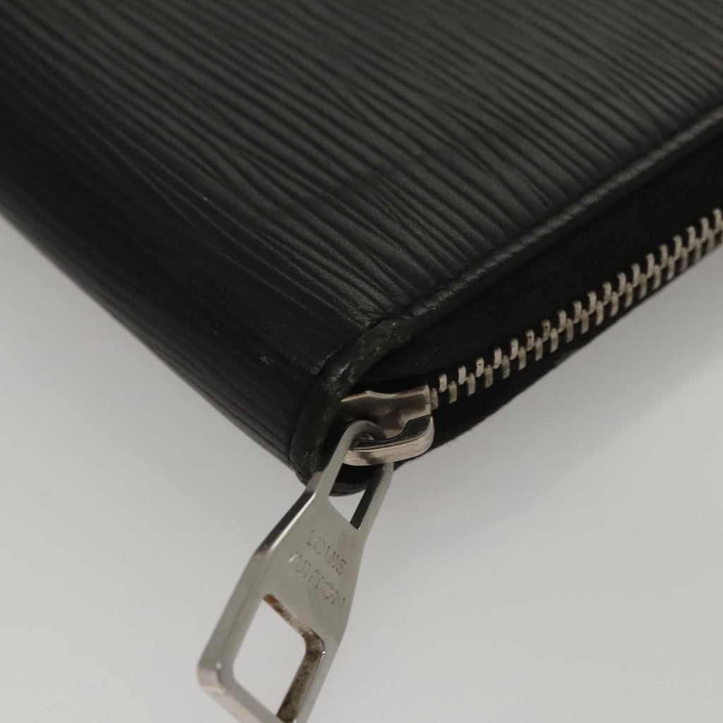 Louis Vuitton Zippy Organizer Epi Leather Black Leather Wallets Accessory