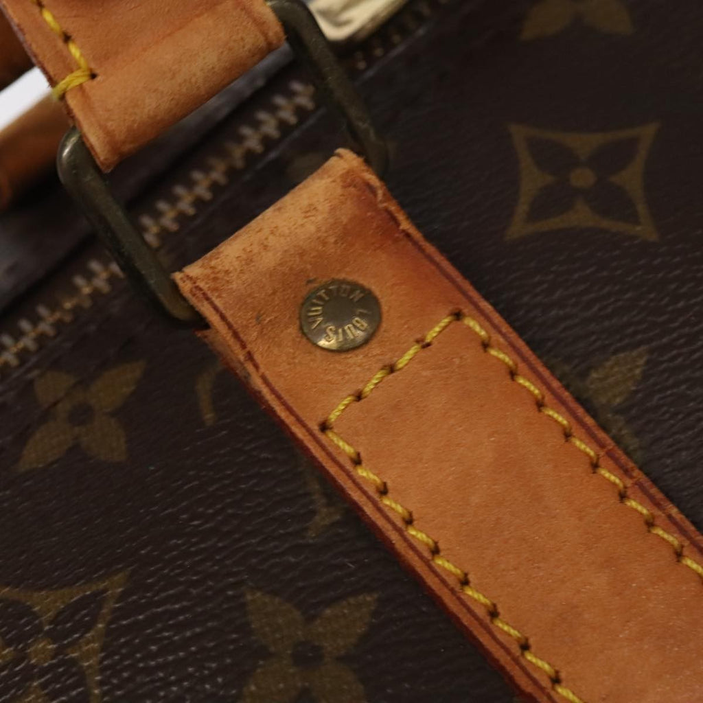 Louis Vuitton Keepall Bag Monogram Canvas Brown Canvas Travel Bag