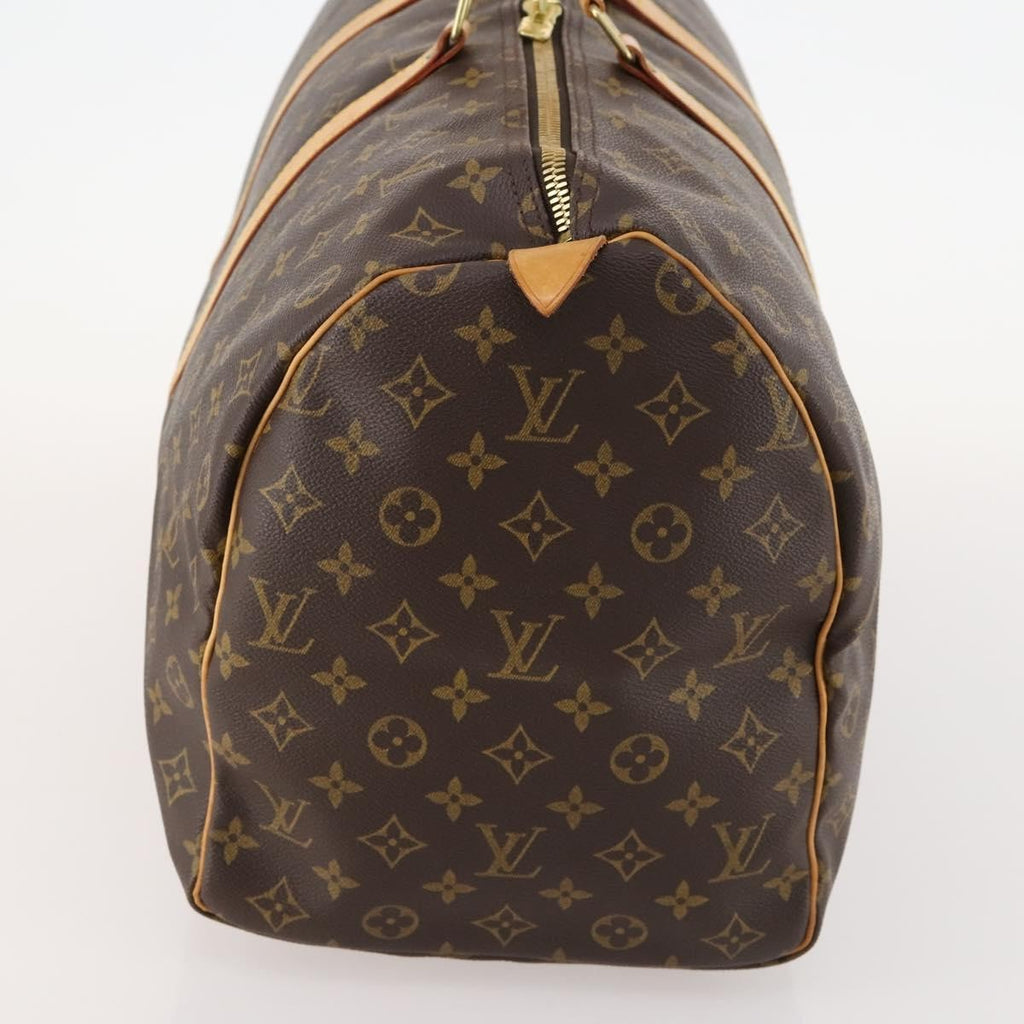 Louis Vuitton Keepall Bag Monogram Canvas Brown Canvas Travel Bag