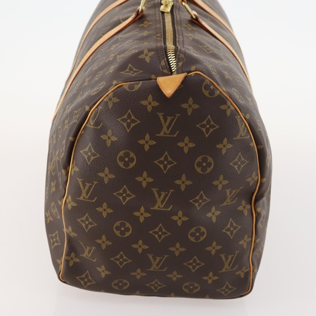 Louis Vuitton Keepall Bag Monogram Canvas Brown Canvas Travel Bag