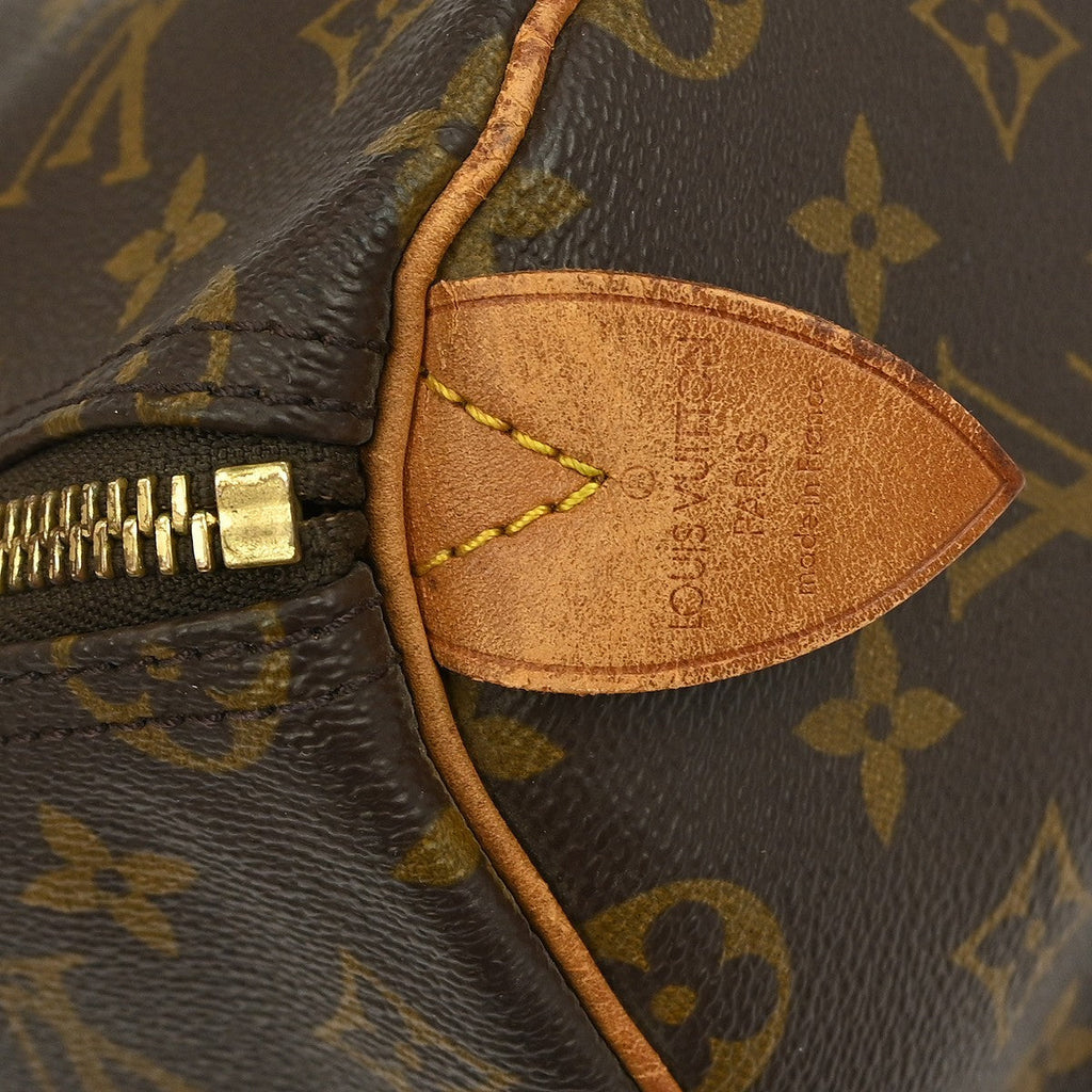 Louis Vuitton Keepall Bag Monogram Canvas Brown Canvas Travel Bag