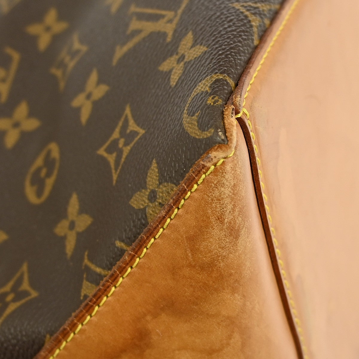 Louis Vuitton Cabas Mezzo Monogram Canvas Brown Canvas Tote Bag