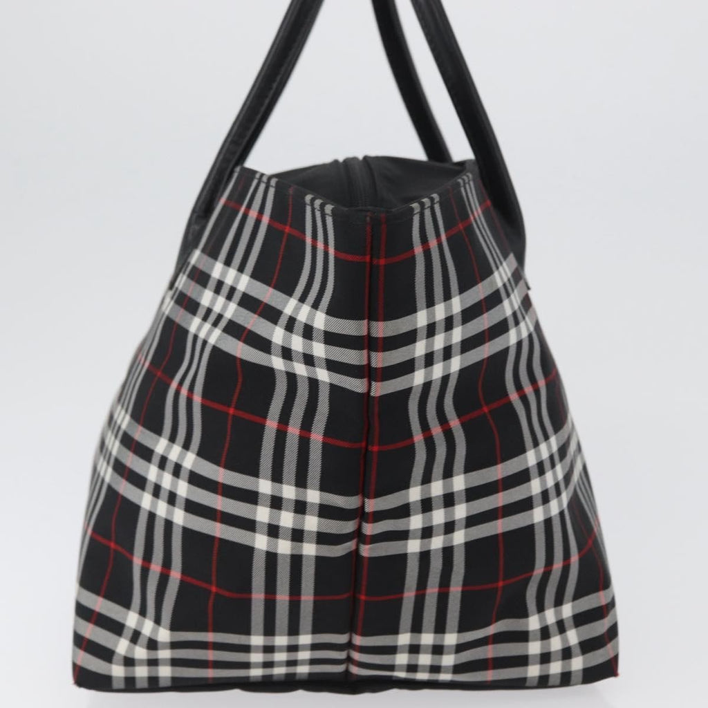 Burberry Nova Check Handbag Nylon Black Nylon Handbag