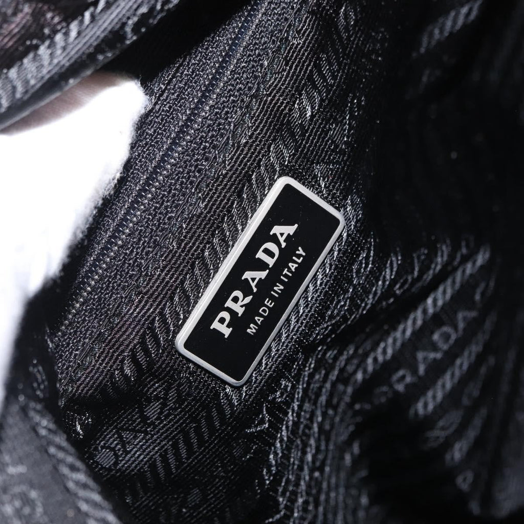 Prada Front Pocket Messenger Bag Tessuto Black Nylon Shoulder Bag Bag