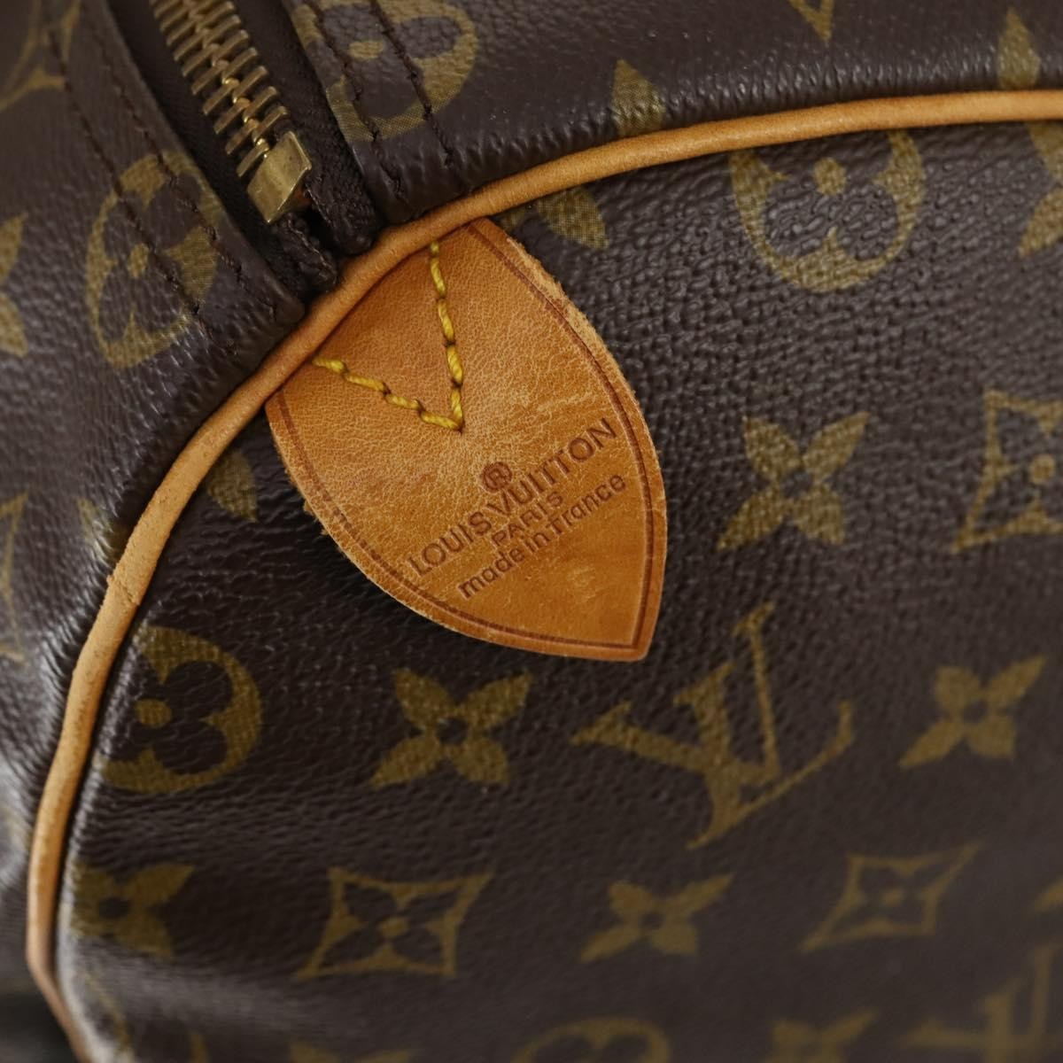 Louis Vuitton Keepall Bag Monogram Canvas Brown Canvas Travel Bag