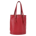 Louis Vuitton Bucket Bag Epi Leather Red Leather Shoulder Bag