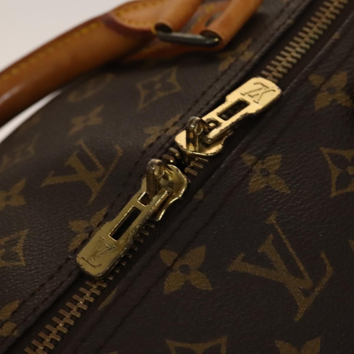 Louis Vuitton Keepall Bag Monogram Canvas Brown Canvas Travel Bag