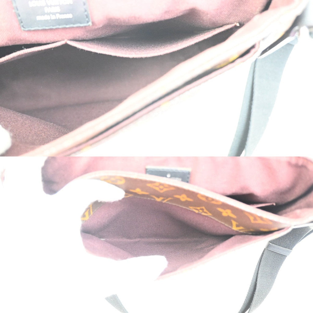 Louis Vuitton District Messenger Bag Macassar Monogram Canvas Brown Canvas Shoulder Bag
