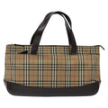 Burberry Nova Check Handbag Nova Check Canvas And Leather Beige Canvas Handbag