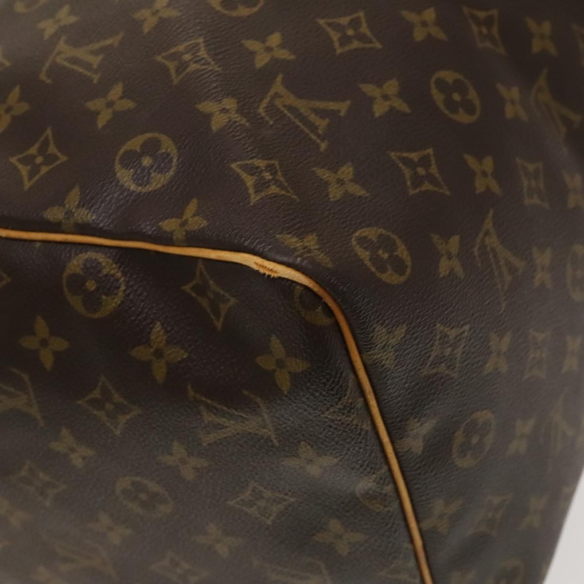 Louis Vuitton Keepall Bag Monogram Canvas Brown Canvas Travel Bag