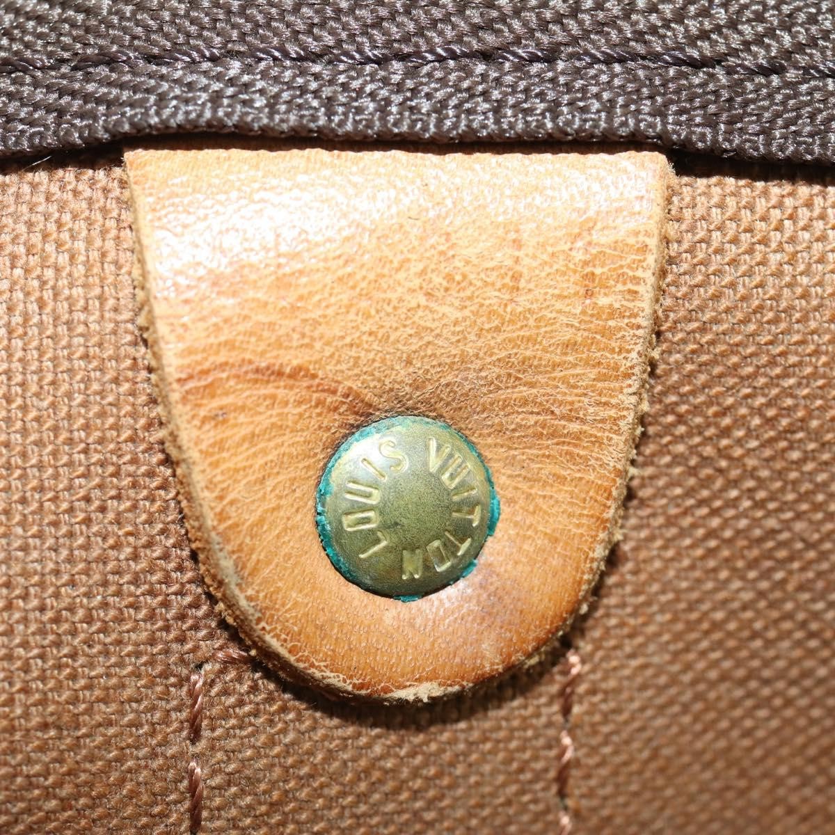 Louis Vuitton Keepall Bag Monogram Canvas Brown Canvas Travel Bag