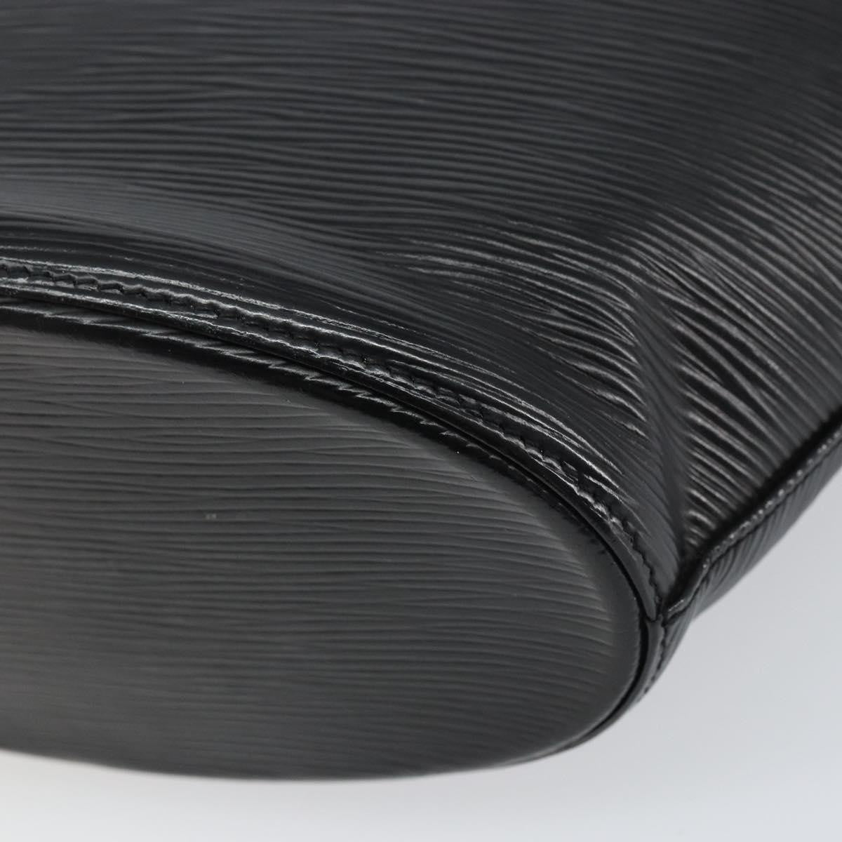 Louis Vuitton Noctambule Handbag Epi Leather Black Leather Handbag