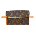 Louis Vuitton Florentine Waist Bag Monogram Canvas Brown Canvas Clutche & Pouche Bag