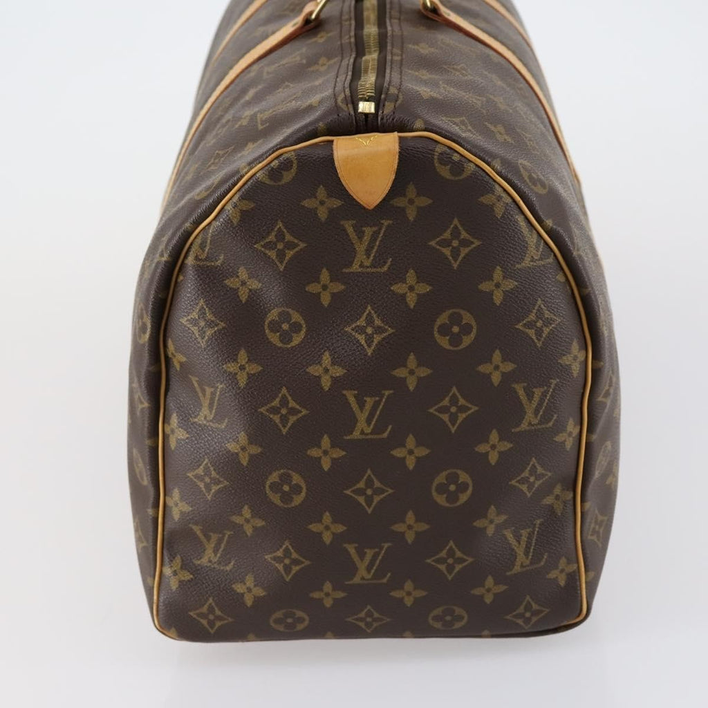 Louis Vuitton Keepall Bag Monogram Canvas Brown Canvas Travel Bag