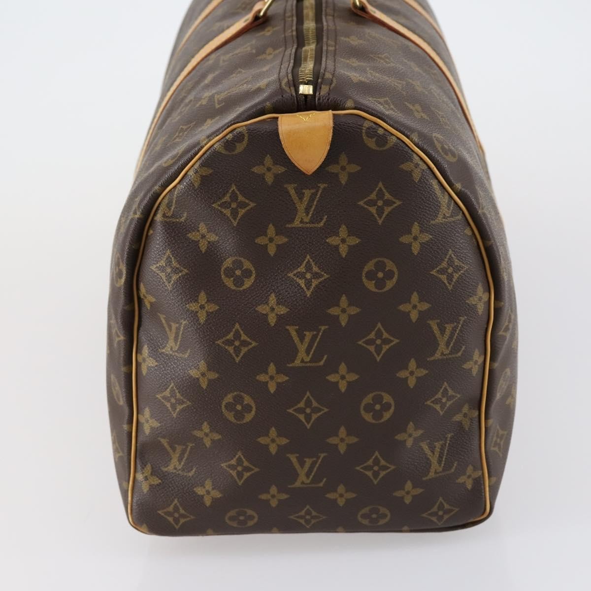 Louis Vuitton Keepall Bag Monogram Canvas Brown Canvas Travel Bag
