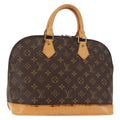 Louis Vuitton Alma Handbag Monogram Canvas Brown Canvas Handbag
