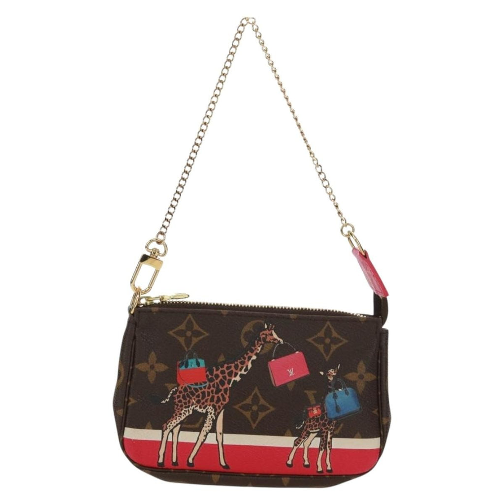 Louis Vuitton Pochette Accessoires Limited Edition Christmas Animation Monogram Canvas Multicolour Canvas Clutche & Pouche Bag