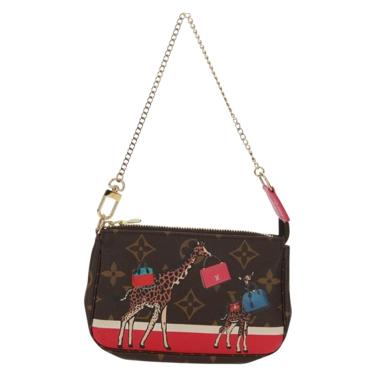 Louis Vuitton Pochette Accessoires Limited Edition Christmas Animation Monogram Canvas Multicolour Canvas Clutche & Pouche Bag