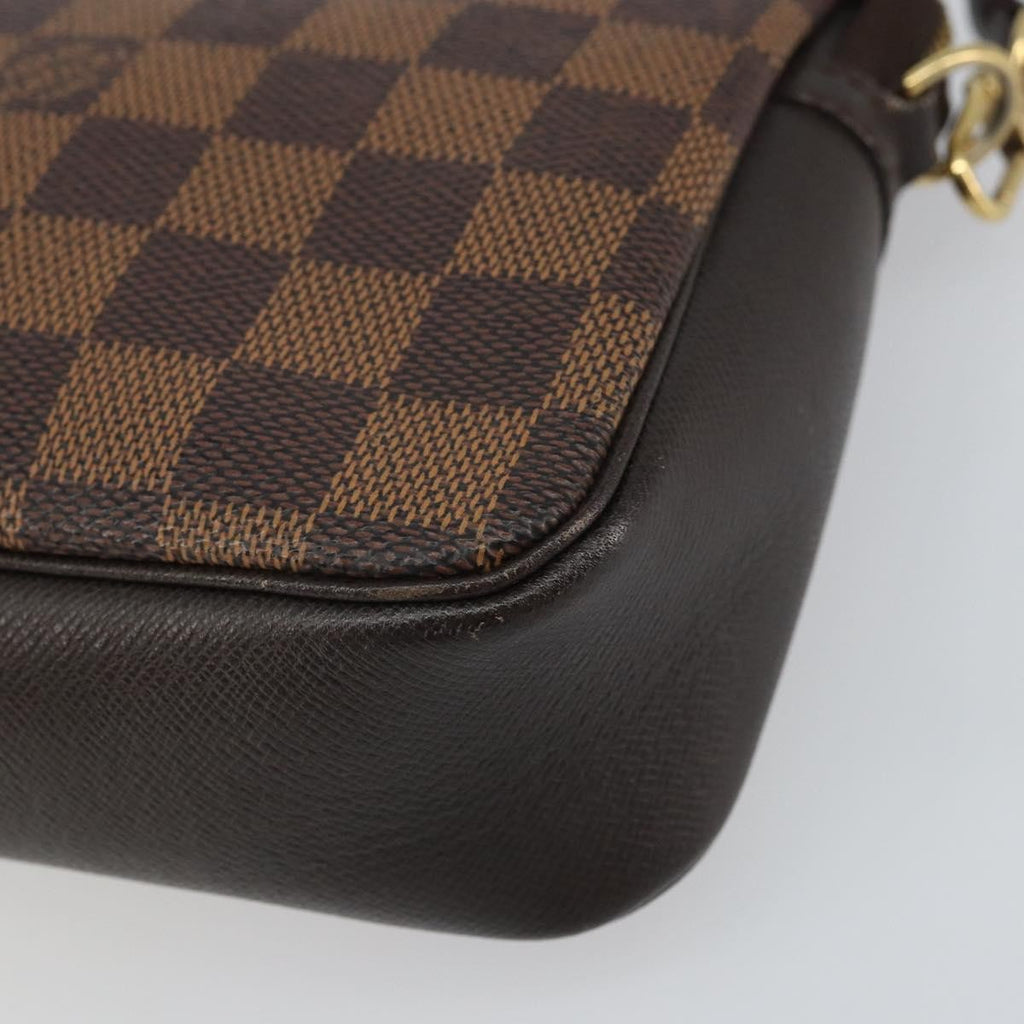 Louis Vuitton Trousse Make Up Bag Damier Canvas Brown Canvas Clutche & Pouche Bag
