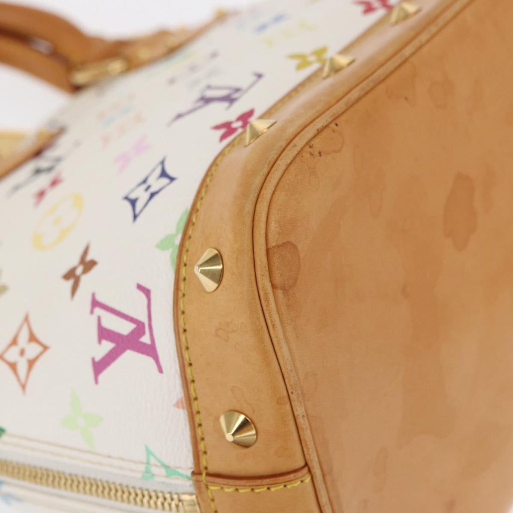 Louis Vuitton Alma Handbag Monogram Multicolor Multicolour Canvas Handbag
