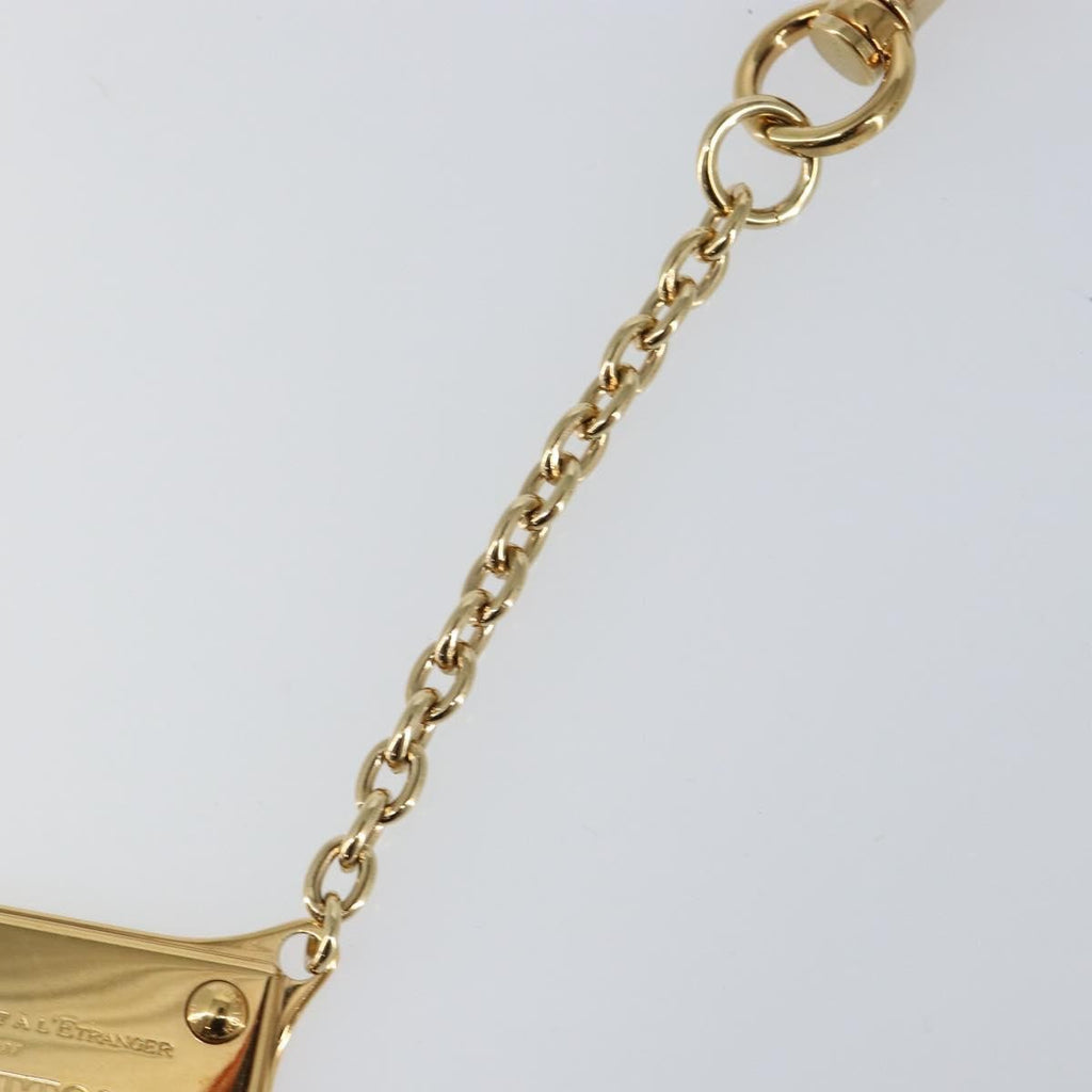 Louis Vuitton Key Chain Metal Gold Metal Accessory