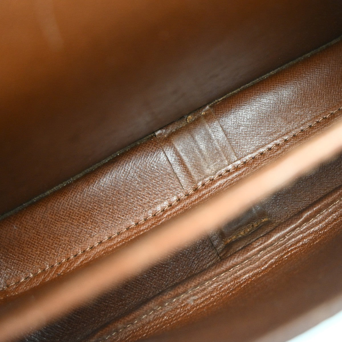Louis Vuitton Cartouchiere Handbag Monogram Canvas Brown Canvas Shoulder Bag
