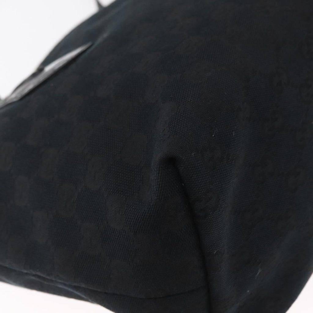 Gucci Jolie Web Tote Gg Canvas Black Canvas Tote Bag Bag (Pre-Owned)