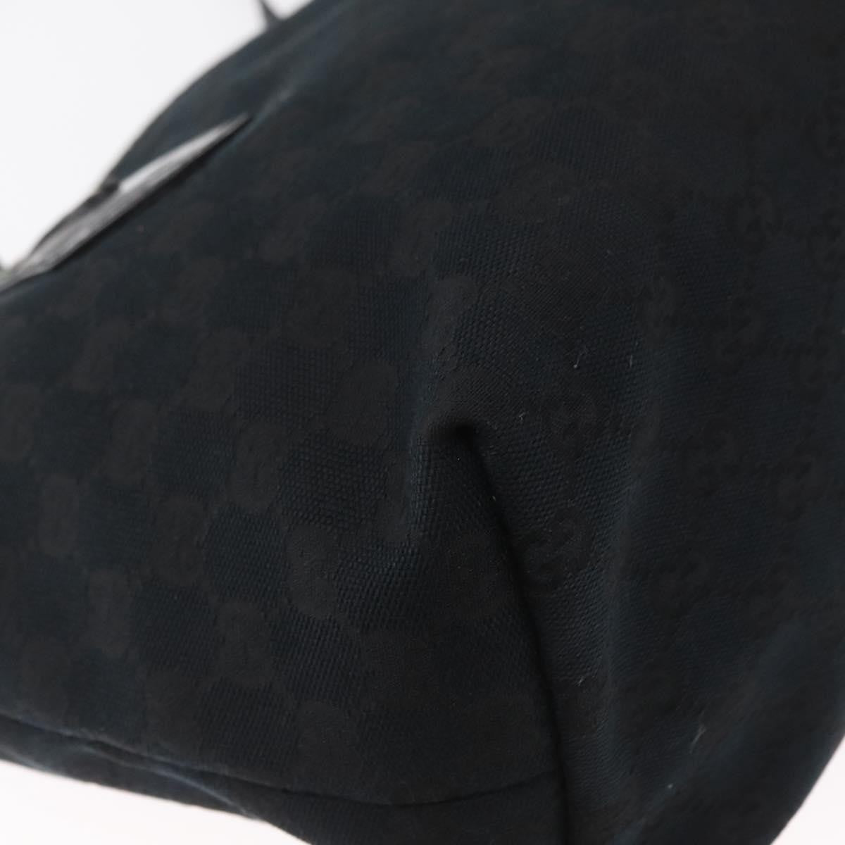 Gucci Jolie Web Tote Gg Canvas Black Canvas Tote Bag Bag (Pre-Owned)