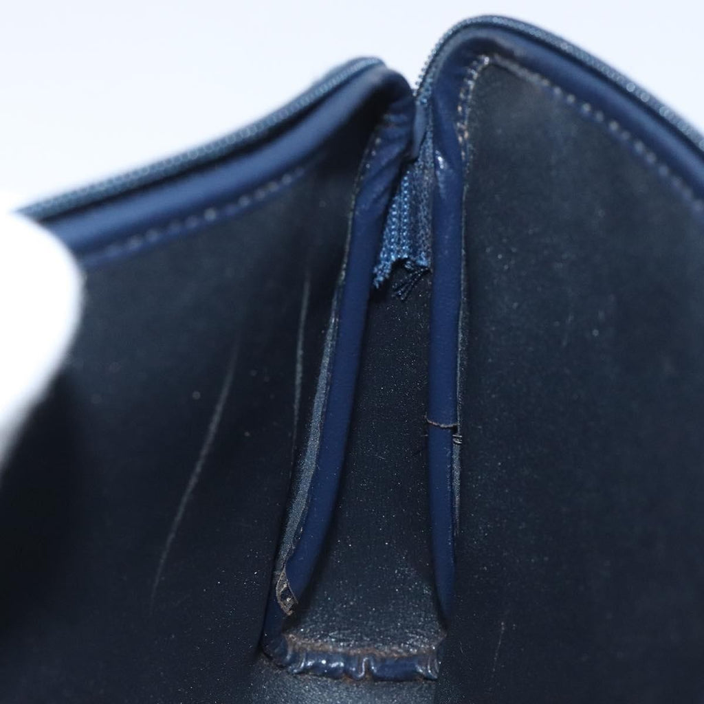 Christian Dior Vintage Trotter Pouch Diorissimo Canvas Navy Canvas Clutche & Pouche Bag (Pre-Owned)