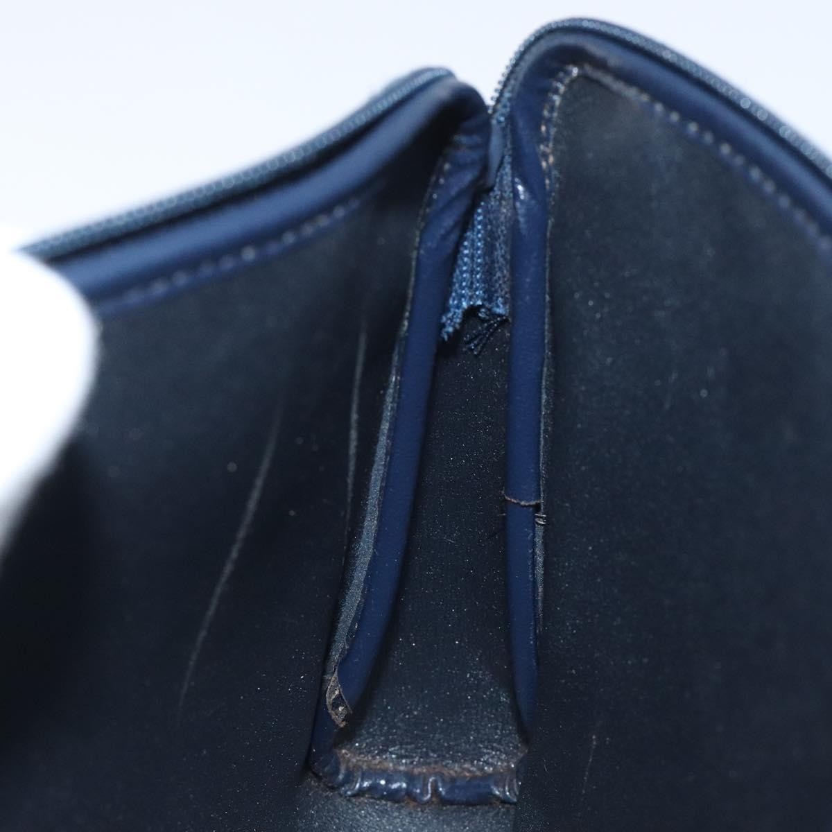 Christian Dior Vintage Trotter Pouch Diorissimo Canvas Navy Canvas Clutche & Pouche Bag (Pre-Owned)