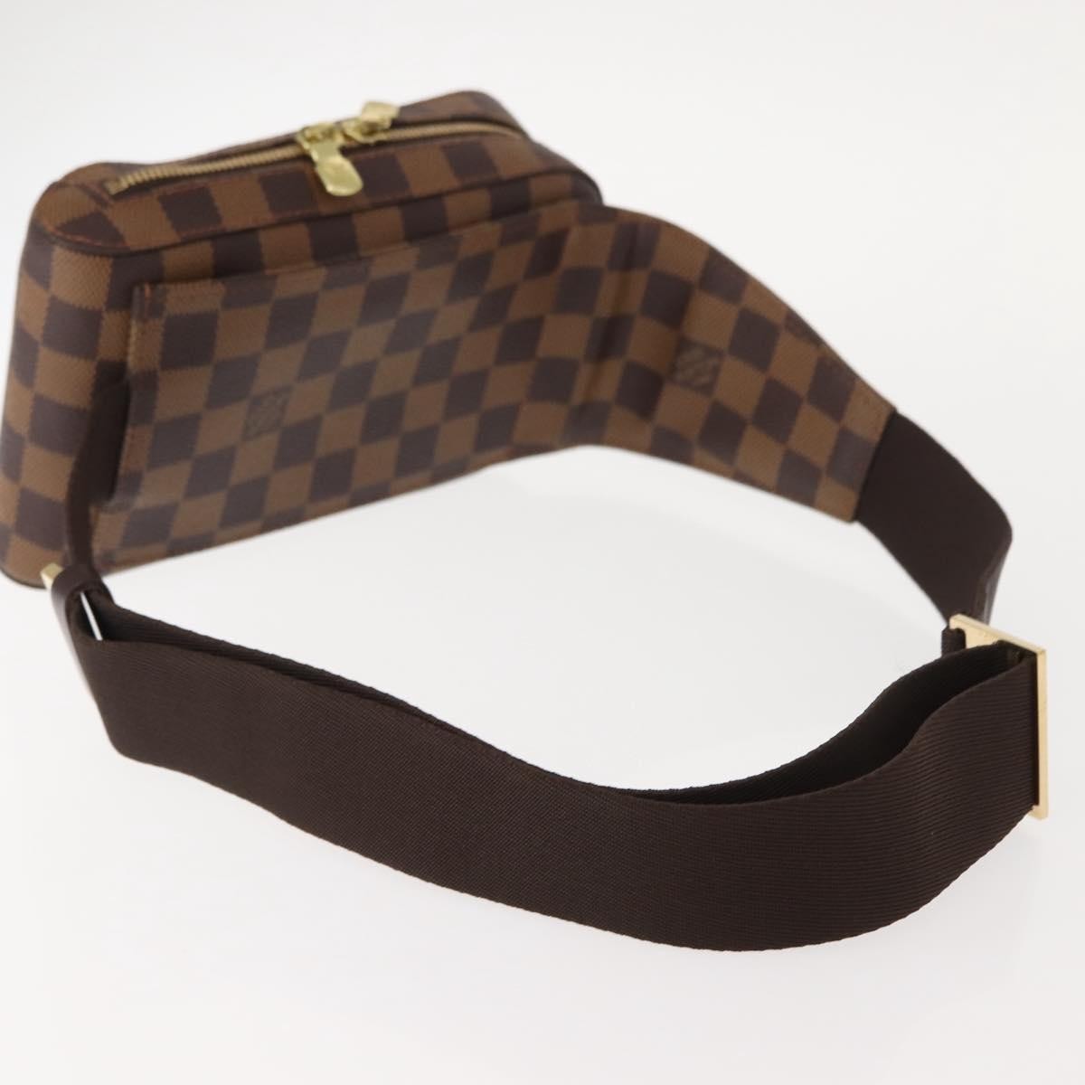 Louis Vuitton Geronimos Waist Bag Damier Brown Canvas Shoulder Bag