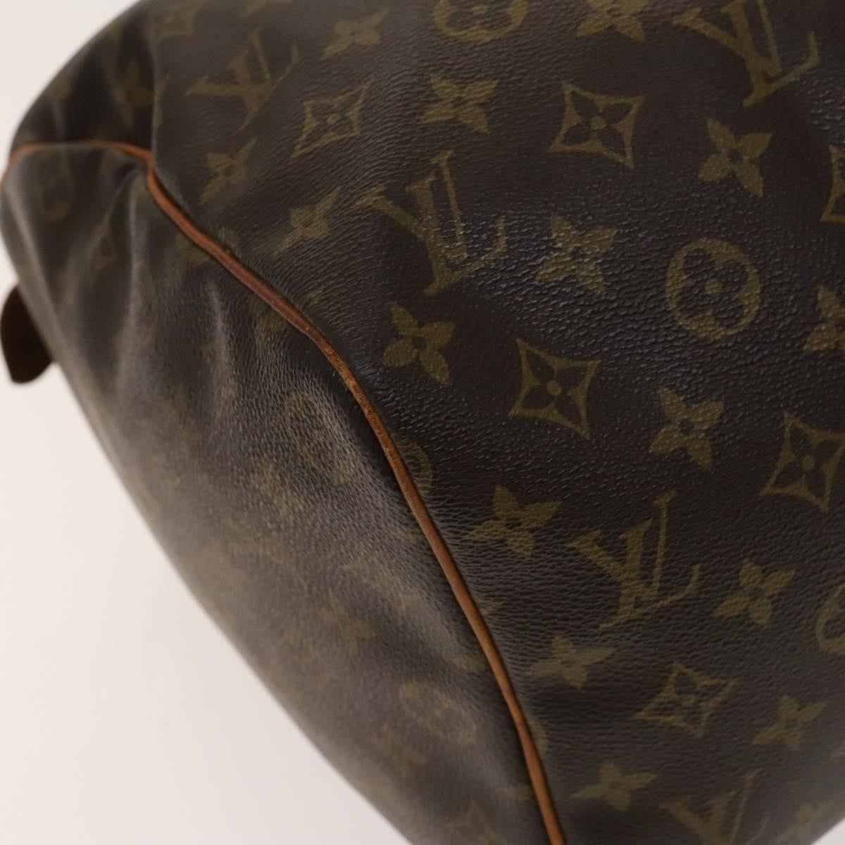 Louis Vuitton Keepall Bag Monogram Canvas Brown Canvas Travel Bag
