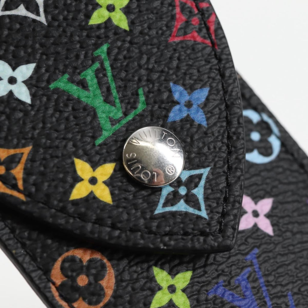 Louis Vuitton Etui À Stylo Canvas Black Canvas Clutche & Pouche Bag