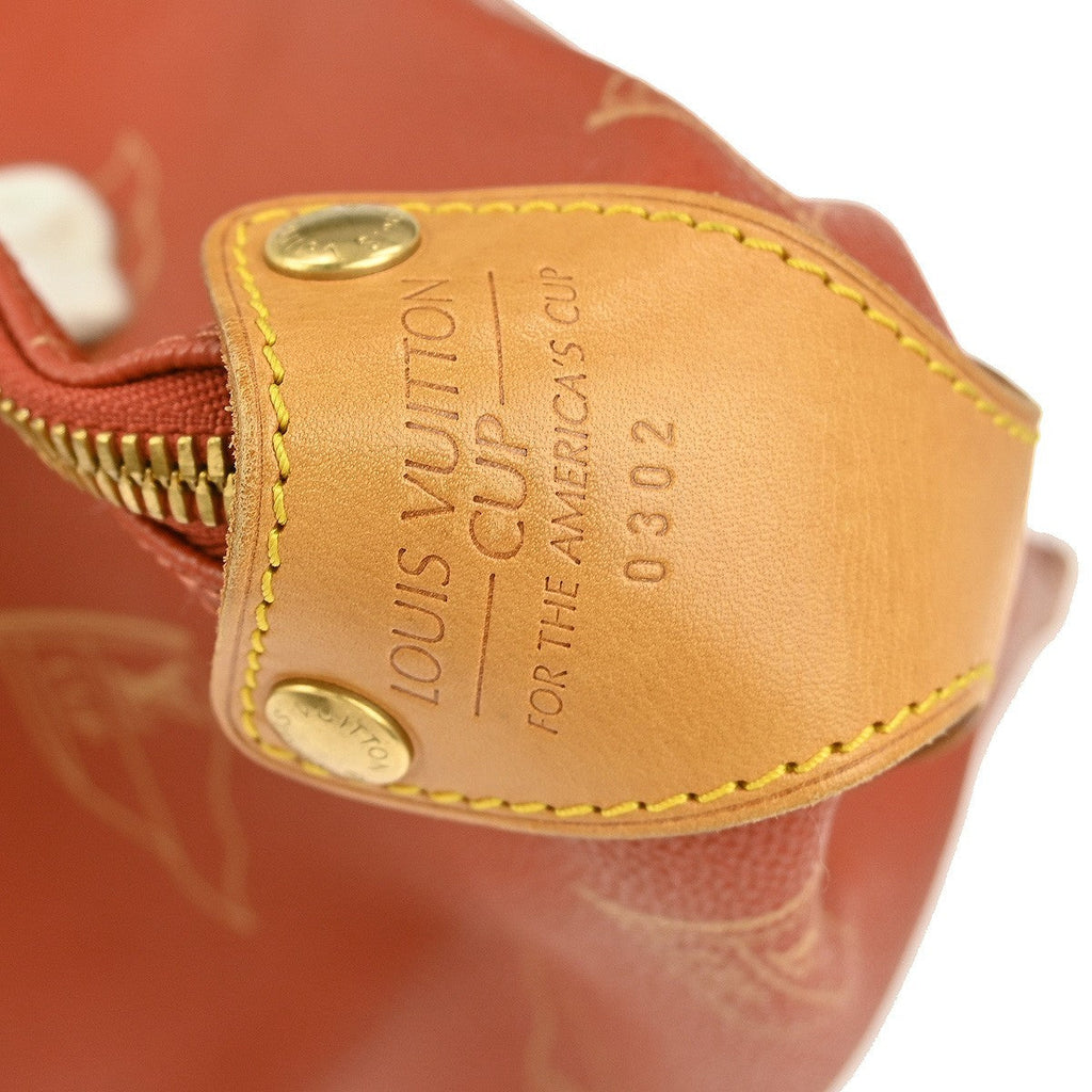 Louis Vuitton Cup Garment Cover Coated Canvas Red Canvas Travel Bag