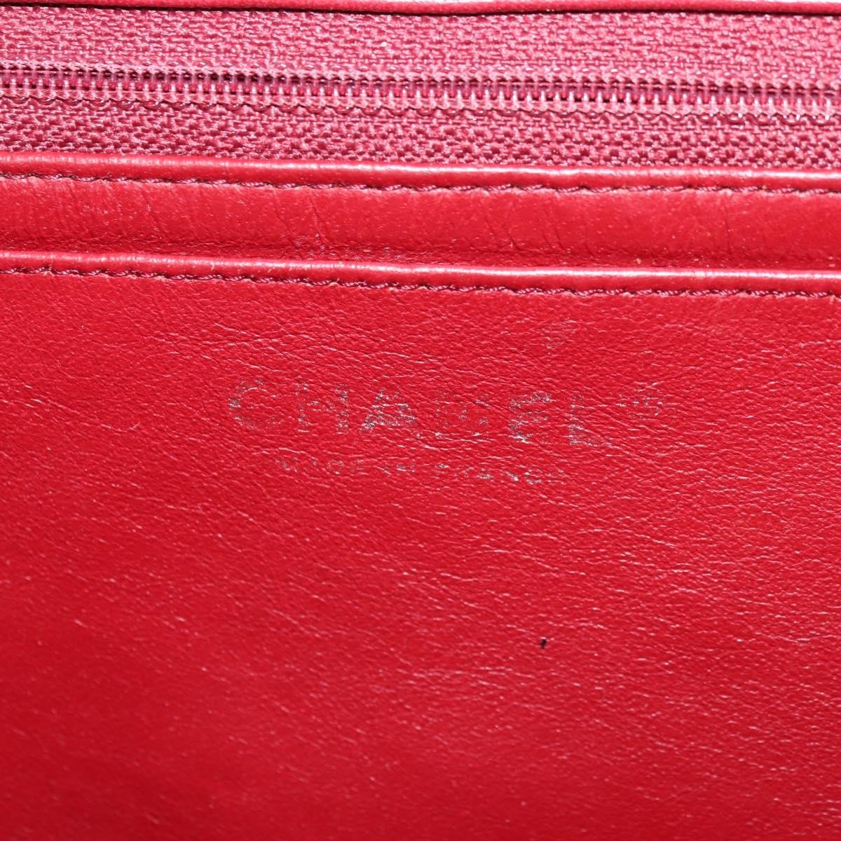 Chanel Classic Single Flap Bag Quilted Lambskin Red Leather Shoulder Bag Bag