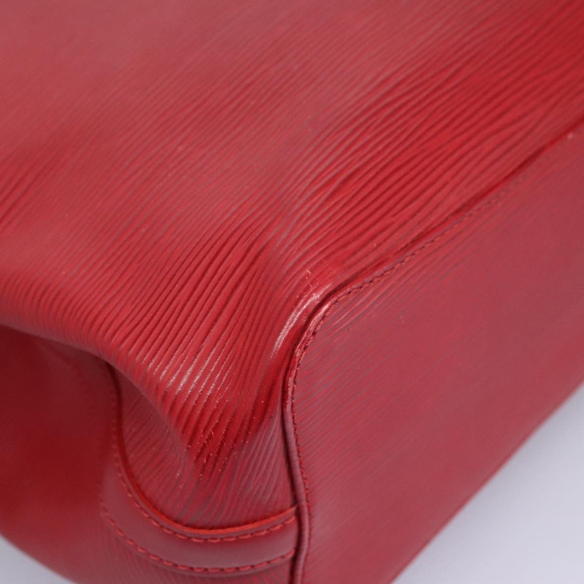 Louis Vuitton Mandara Handbag Epi Leather Red Leather Shoulder Bag