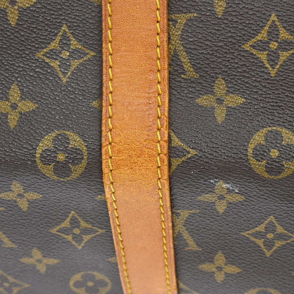 Louis Vuitton Keepall Bag Monogram Canvas Brown Canvas Travel Bag