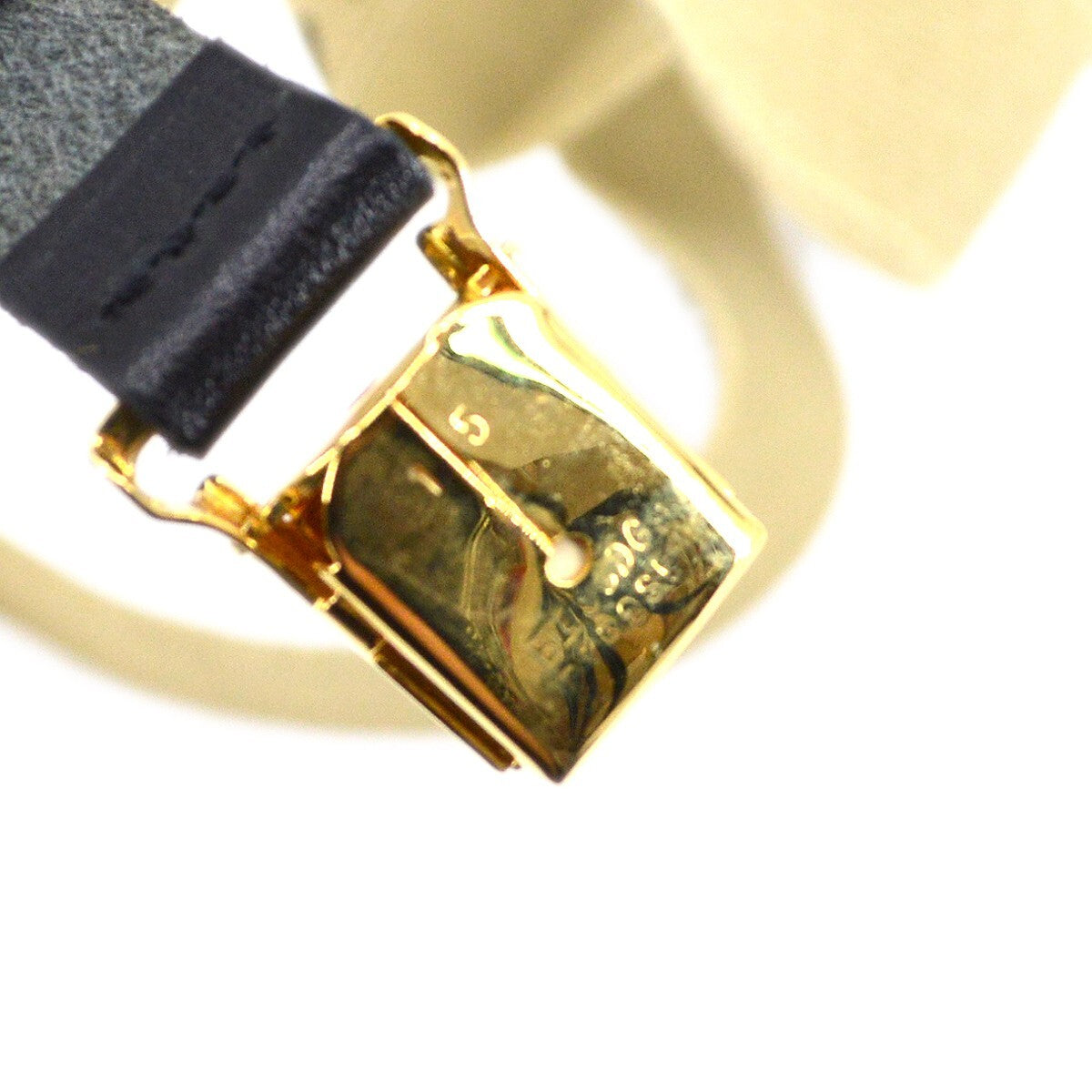 Chanel Logo Suspenders Canvas Beige Canvas Belts Accessory