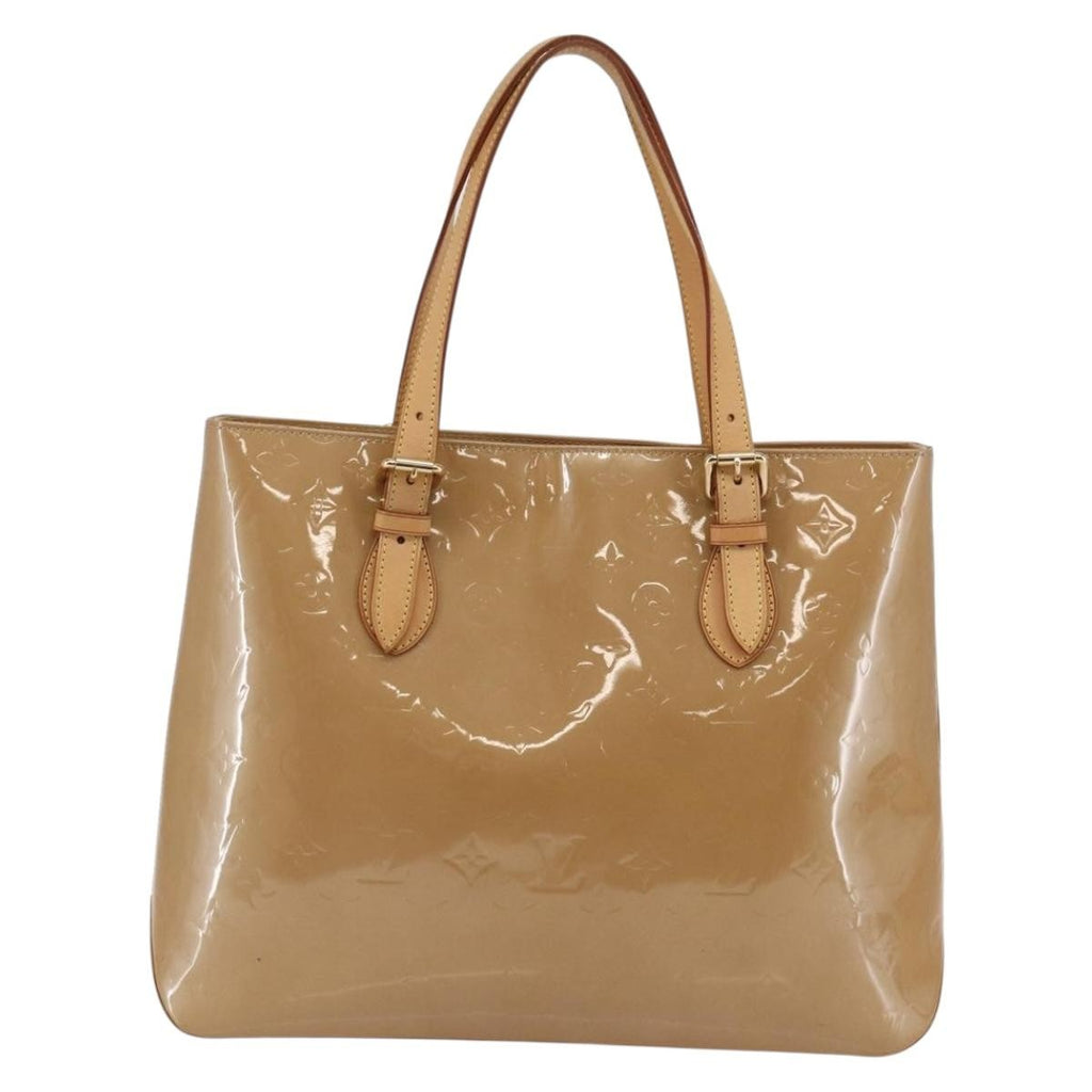 Louis Vuitton Brentwood Handbag Monogram Vernis Brown Patent_Leather Bag