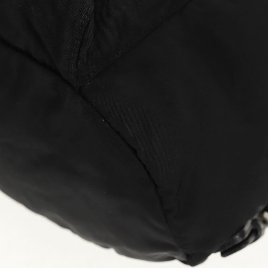 Prada Front Pocket Backpack Tessuto Black Nylon Backpack Bag