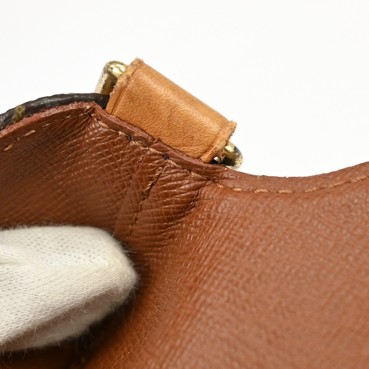Louis Vuitton Musette Salsa Handbag Monogram Canvas Brown Canvas,Leather Shoulder Bag