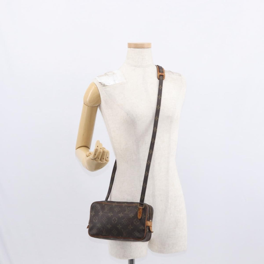 Louis Vuitton Pochette Marly Bandouliere Bag Monogram Canvas Brown Canvas Shoulder Bag