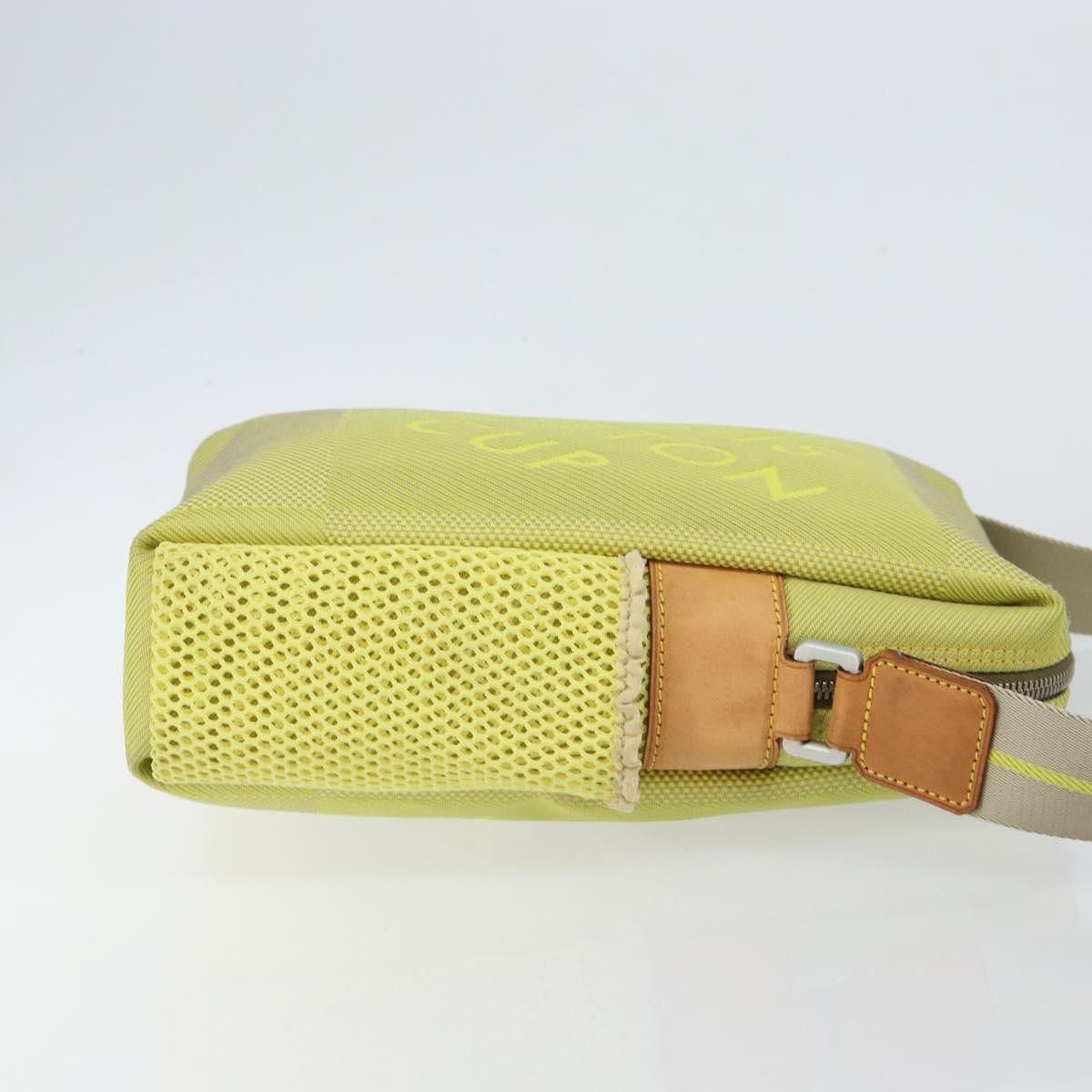 Louis Vuitton Cup Weathery Bag Damier Geant Canvas Yellow Canvas Shoulder Bag