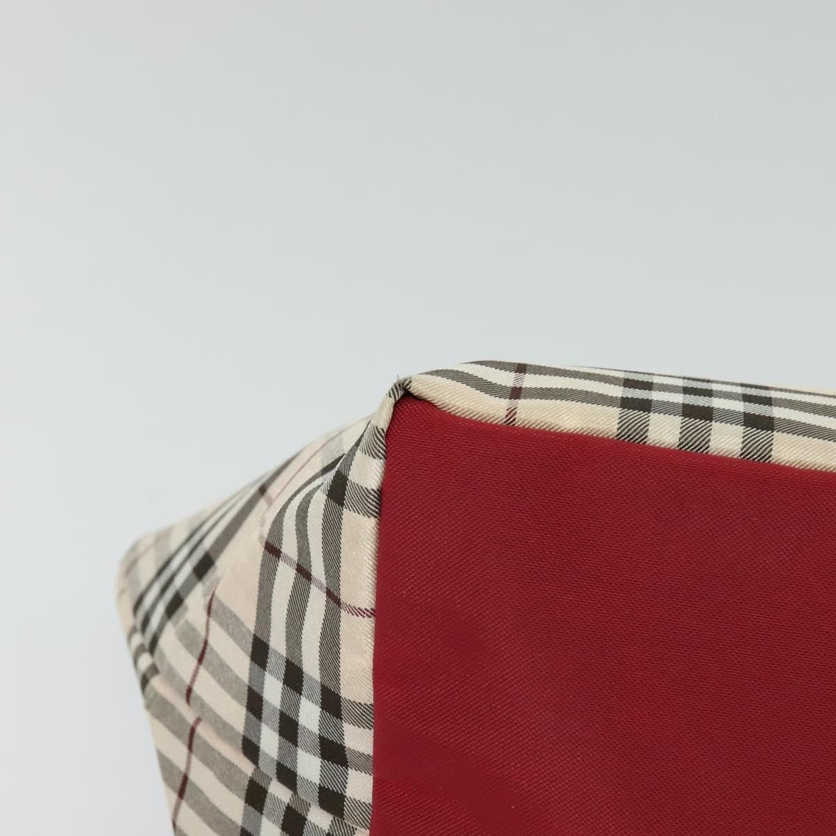 Burberry Nova Check Blue Label Nylon Beige Nylon Tote Bag