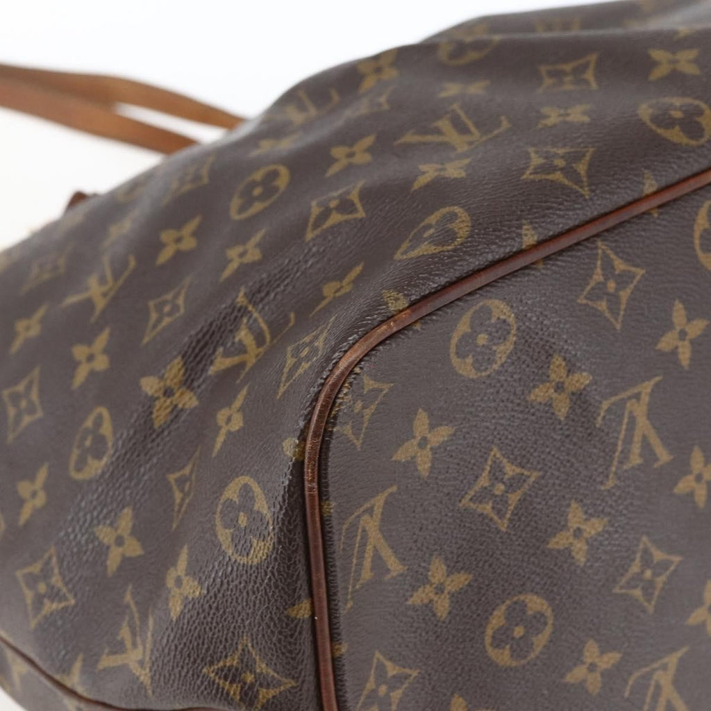 Louis Vuitton Palermo Handbag Monogram Canvas Brown Canvas Tote Bag