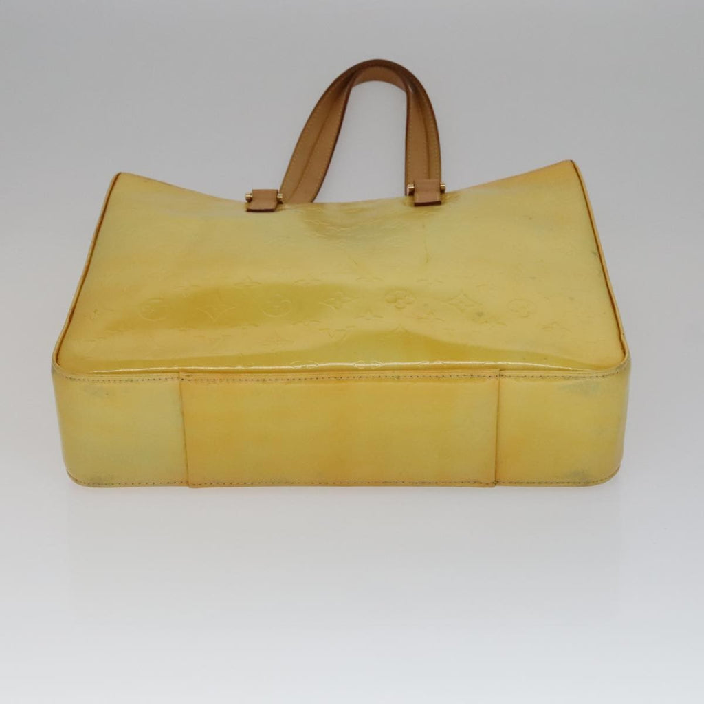 Louis Vuitton Columbus Handbag Monogram Vernis Yellow Patent_Leather Bag