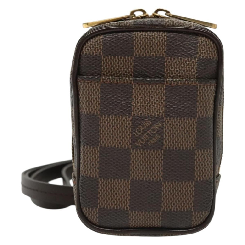 Louis Vuitton Etui Okapi Camera Case Damier Brown Canvas Clutche & Pouche Bag