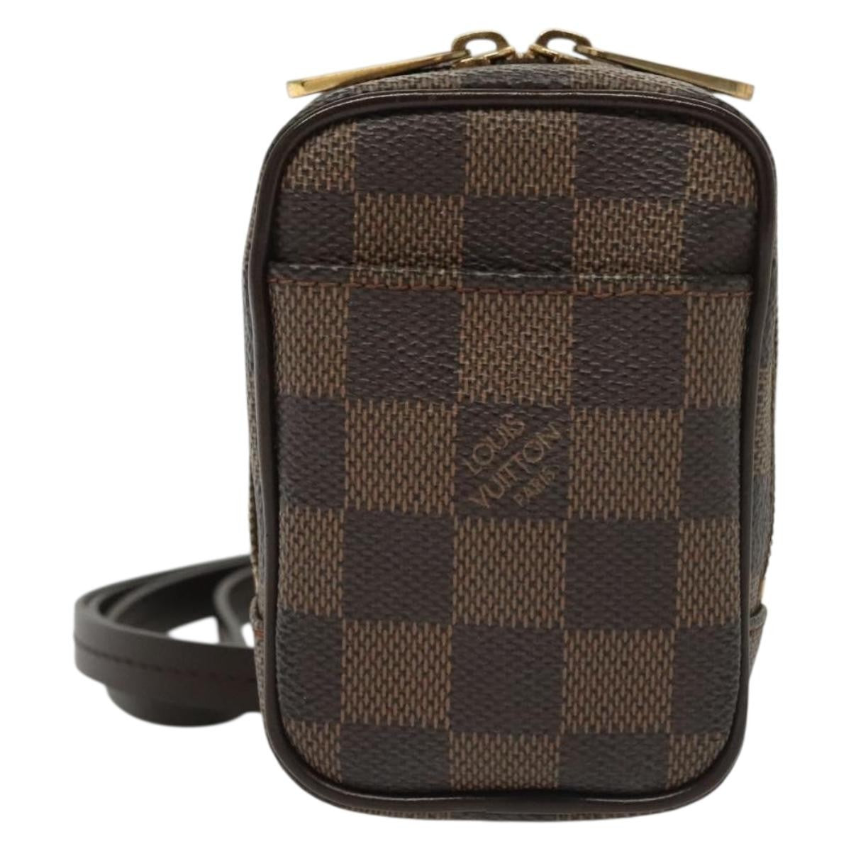 Louis Vuitton Etui Okapi Camera Case Damier Brown Canvas Clutche & Pouche Bag