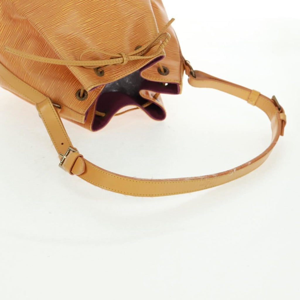 Louis Vuitton Petit Noe Handbag Epi Leather Yellow Leather Shoulder Bag